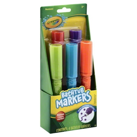 Crayola Bathtub Markers 4 Count 1 Fl Oz Com Crayola Bathtub Markers 4 Count 1 Fl Oz
