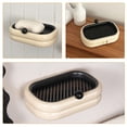 thumbnail image 3 of FELTECHELECTR Plastic Soap Dish Beige 1Pcs 6.3X4.25X2.24In, 3 of 6