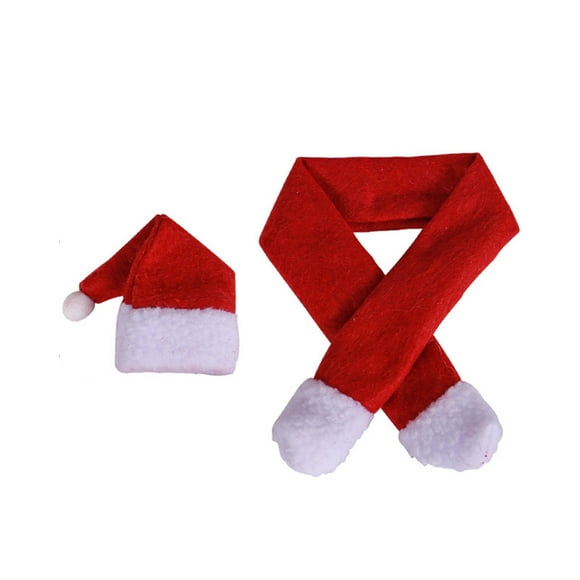 TopLLC Christmas Tree Ornaments, Christmas Decorations,Christmas Ornaments,Christmas Gifts Non Woven Scarf Hat Wine Bottle Decoration Christmas Wine Bottle Cover Decoration wine bottle cover