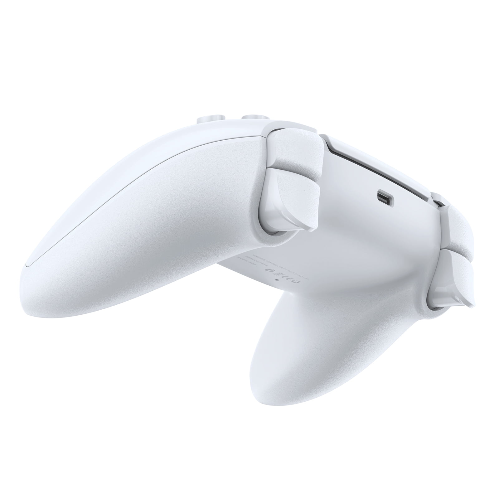 Ghost Gear Wireless PS5 Controller White for Console & Mobile Gaming – Hall Effect Joysticks Bluetooth Gamepad for PS5, PC, iOS & Android with Motion Control & Vibration