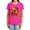 Hot Pink, variant on JLA Flash Lightning Women's T Shirt, Cardinal, Medium
