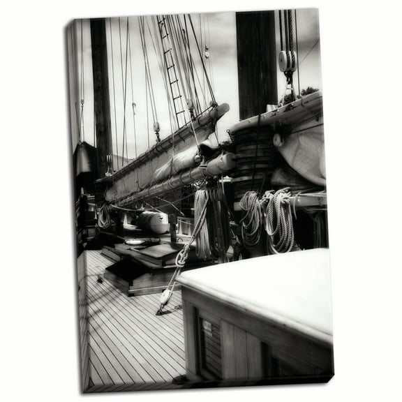 Gango Home Decor The Schooner I by Alan Hausenflock (Ready to Hang); One 24x36in Hand-Stretched Canvas