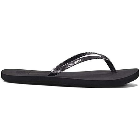 Reef Womens Bliss Nights Sandal 11 BM US, Silver Snake