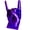 Purple, variant on Black Black Resin Drumstick Display Stand For Drummer Funny Wand Holder Rack For Drum Sticks 15X8X7Cm