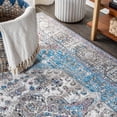 thumbnail image 4 of JONATHAN Y 4 x 6 Area Rug, Kesan Vintage Medallion - Turquoise/Gray, RES106A-4, 4 of 8