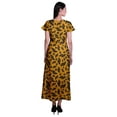 thumbnail image 3 of Moomaya Robe Longue Maxi pour Femmes à Manches Courtes, Robe Formelle/décontractée avec Poches P-TTG, 3 of 6
