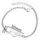 thumbnail image 1 of Nvzi Pulsera de acero inoxidable ajustable Pulsera de joyería de moda-Estilo F, 1 of 4