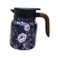 thumbnail image 4 of Tetera al vacío, jarra para agua caliente, tetera Floral, a prueba de fugas, reutilizable, retención de calor, hervidor aislado de gran capacidad para violeta, 4 of 8