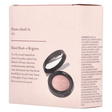 LAURA GELLER NEW YORK Baked Blush-n-Brighten Marbleized Blush for Cheeks - Ethereal Rose - Natural Finish - Buildable Color