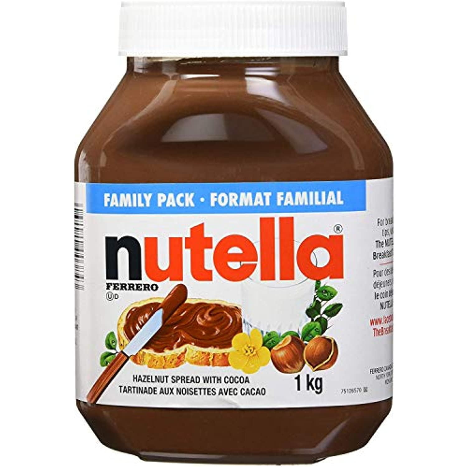 Imported Nutella Hazelnut Chocolate Spread, 1Kg in Nepal at NPR 13719