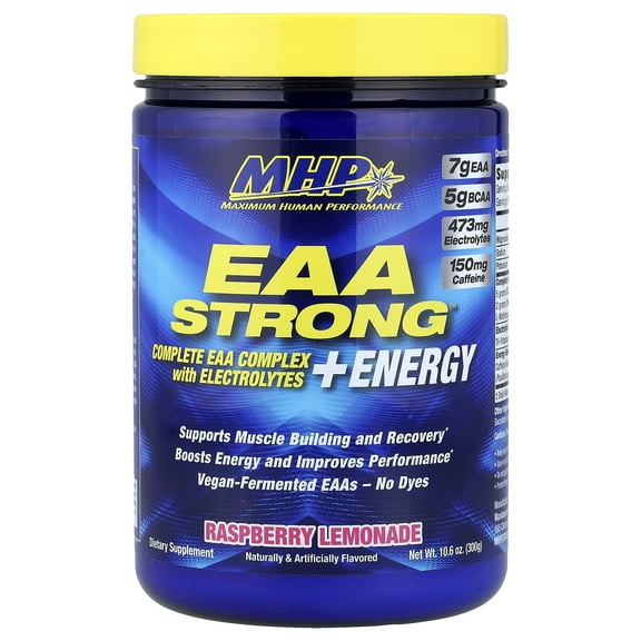 MHP EAA Strong™   Energy, Raspberry Lemonade, 10.6 oz (300 g)