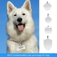 thumbnail image 2 of TWO TREES Pet ID Tag DIY hoja de acero inoxidable para, 2 of 7