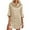 A-Beige251, variant on XIAONU Women's Silky Satin Piping Nightgown Loose Elbow Sleeve Notch Collar Loungewear Soft Luxe Sleep Nightgowns