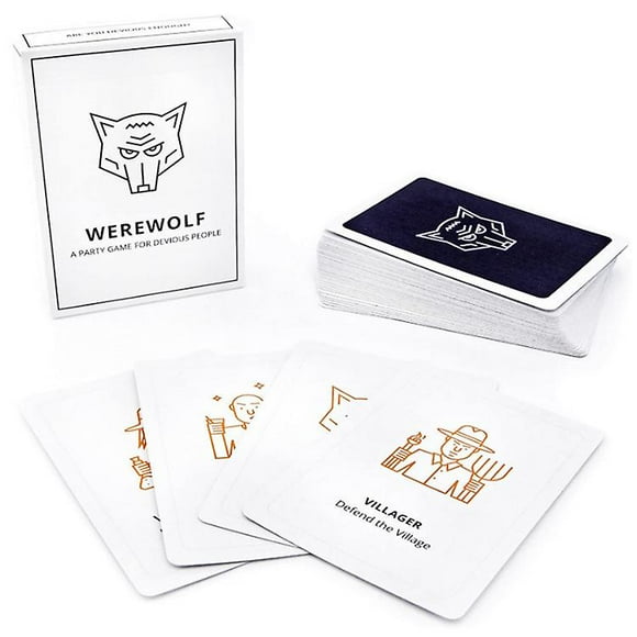 2023 Full English One Night Ultimate Wolf Game Card One Night Ultimate Werewolf Party Card