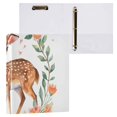 thumbnail image 3 of Mother's Day Dears Flowers 3 Ring Binders 1.5 inch Hardcover File Folders with Interior Pockets A4 Size Organizer for School Office Hospital Set of 2, 3 of 8