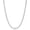 Sliver-3mm 18in, variant on Men's Tennis Necklace, 14K gold plated, single row of AAAAA+ cubic zirconia chain, 3-5 mm wide, durable, ideal gift choice (18-24 inches), hypoallergenic.