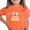 Orange, variant on SYMOID Girls T-Shirt Big Sister Heartbeat Footprint Mama 2026 Red Polyester Spandex Short Sleeve New Kids Announcement Shirt,Size 3-4T