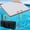 Orange, variant on Inflatable Floating Dock Platform, Non-Slip PVC, with Handles