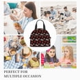thumbnail image 4 of Ratiio Fire Fighting Pattern Lunch Bag ,Insulated Lunch Box, Small Leakproof Cooler Food Lunch Containers Reusable High Capacity Lunch Tote Bags, 4 of 6