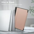 thumbnail image 4 of JETech Case for Samsung Galaxy Tab S8 Plus 2022 / S7 FE 2021 / S7 Plus 2020 12.4-Inch with S Pen Holder, Slim Folio Stand Protective Tablet Cover, Multi-Angle Viewing (Rose Gold), 4 of 6