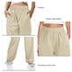 thumbnail image 5 of Pantalones De Mujer Cintura Alta Elástico Color Puro Cordón Bolsillos Sueltos Deportes Pierna Ancha Tobillo Atado Pantalones De Mujer Albaricoque M, 5 of 6
