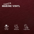 thumbnail image 7 of Marine Vinyl Fabric, Upholstery Faux Leather, Outdoor Boat Automotive, DIY and Crafting Pleather - Cut by The Yard (Burgundy), 7 of 7