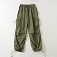 thumbnail image 4 of Men Wide Leg Cargo Jogger Pants Multi Storage Pockets Breathable Sports Workout Pants S-XXL, 4 of 8