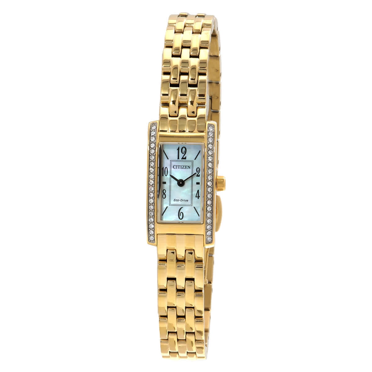 Citizen Men's Eco-Drive Axiom Diamond Watch, Gold Tone Stainless