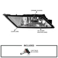 thumbnail image 3 of Spec-D Tuning Clear Driving Fog Lights + Bulbs + Switch Compatible with 2011-2013 Honda Odyssey L+R Pair Assembly, 3 of 7