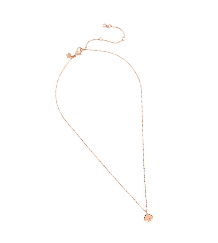 Kate Spade New York Women's Everyday Spade Metal Mini Pendant in Rose Gold