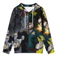 thumbnail image 3 of My Hero Academia Zip-Up Hoodie Pullover Hooded Long Sleeve Sweatshirts Tops Blouse with Pocket for Mens Womens, 3 of 8