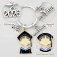 thumbnail image 4 of 2026 Graduation Commemorative Keychains - Inspirational keychain gifts for graduating college, middle school, and high school students, including designs featuring graduation caps, books，1 in., 4 of 6