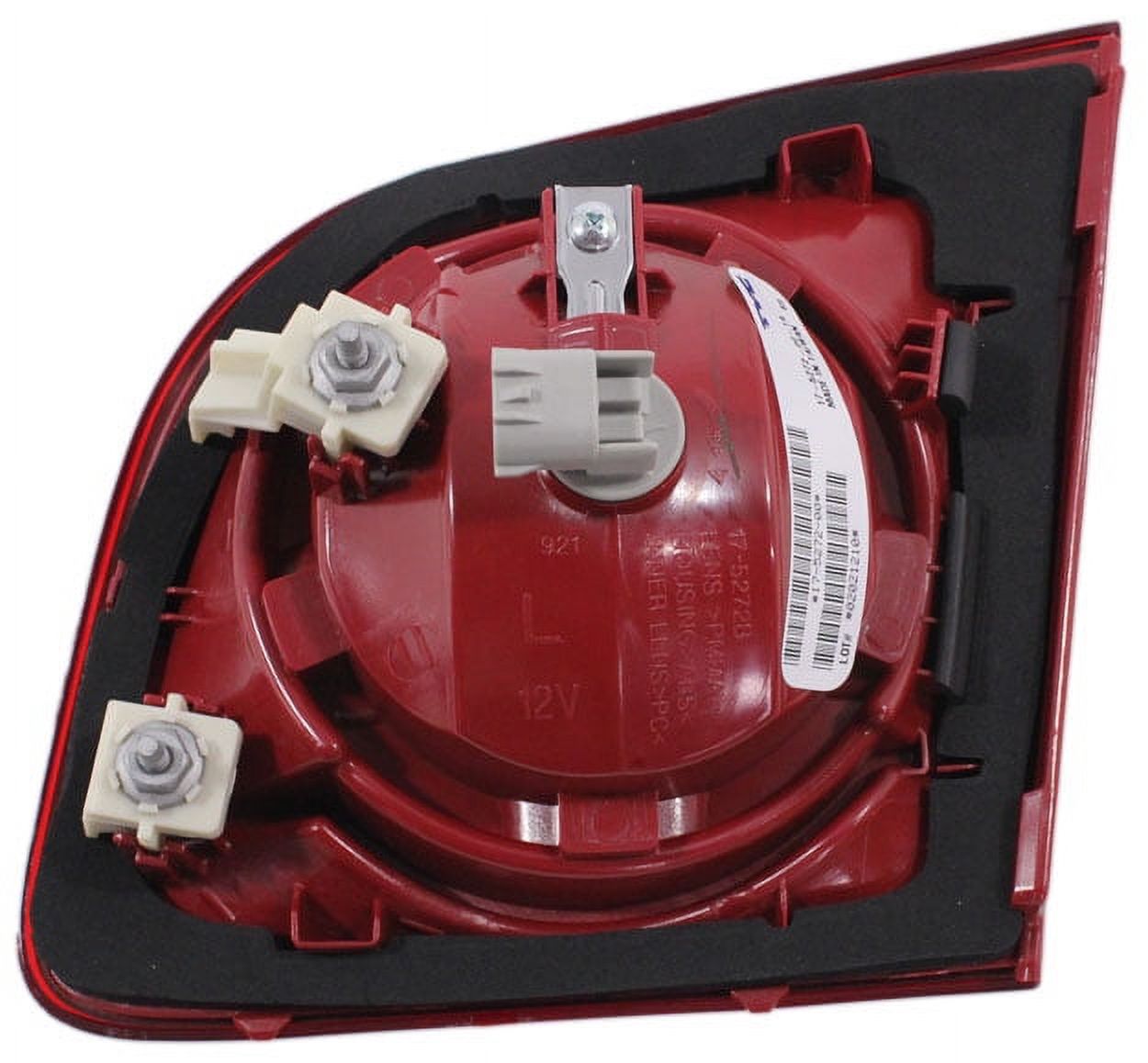 Tail Light Compatible With 2008-2012 Chevrolet Malibu Left Driver Side, Inner With bulb(s)