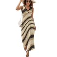 thumbnail image 1 of Irregular Stripe Vestido Sin Mangas Vestidos Para Mujer, Vestido Suelto De Verano 2025, 1 of 5