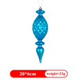 thumbnail image 3 of 12/15/20cm Christmas Decorations Color Gourd Hanging Home Decor 2023 New Year Craft Pendant Christmas Tree Water Drop Pendant, 3 of 5