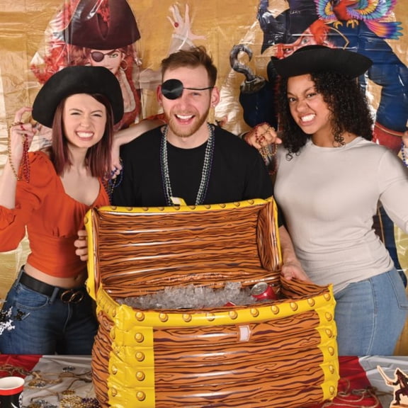 Beistle Inflatable Pirate Treasure Chest Cooler - 24"