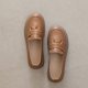 thumbnail image 3 of 2022 Zapatos planos de piel auténtica suave para primavera y otoño, zapatos sin cordones para enfermeras, mocasines planos blancos, 3 of 5
