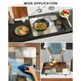 thumbnail image 6 of nqOlkjepod Large Induction Cooktop Protector Mat 28.5"x20.5", Gray Brown Stove Top Covers for Electric Stove, Abstract Oil Painting Color Blocks Stove Burner Cover Mats, Glass Top Stove Cover, 6 of 8