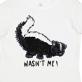 thumbnail image 4 of Inktastic Animals Cute Skunk Wasn't Me Boys or Girls Toddler T-Shirt, 4 of 5