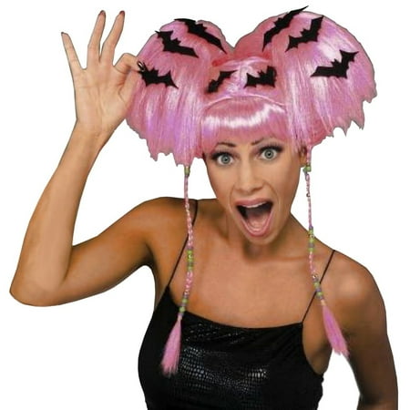 Batty Witch Wig Adult Costume Accessory