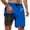 Blue-6, variant on Kcolen Mens Swim Trunks 10 Inch Drawstring Men's Board Shorts Light Upf Funny Mens Swim Trunks Mens Swim Trunks Beach Summer Loose Fit Swimwear