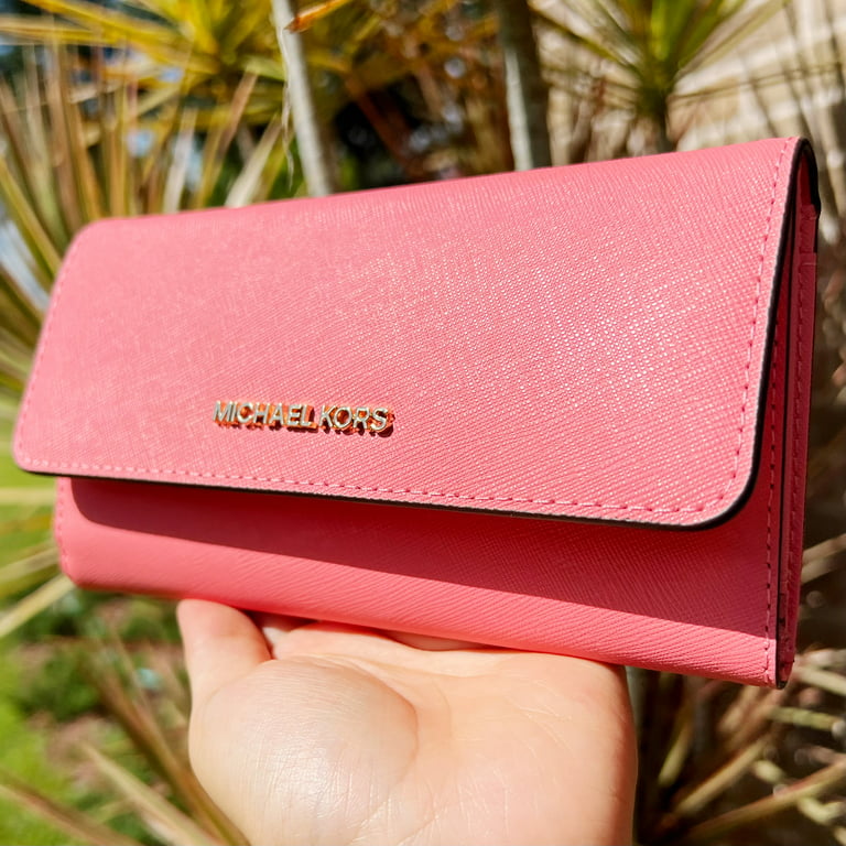 trifold wallet pink