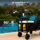 thumbnail image 5 of Carrito Plegable Xpross Multiusos Color Negro, 5 of 7