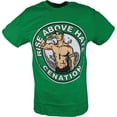 thumbnail image 4 of John Cena Boys Green Kids Costume T-shirt Hat Wristbands YS, 4 of 10