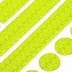 thumbnail image 3 of Pegatinas reflectantes de advertencia de seguridad de 2 juegos de Unique Bargains para bicicletas, motocicletas y cascos de automóviles en verde fluorescente, 3 of 7