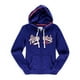 thumbnail image 2 of Aeropostale Sudadera con capucha y cremallera completa Aero 87 para mujer, azul, mediano Aeropostale Sudadera, 2 of 2