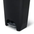 thumbnail image 4 of Favory 13 Gallon Trash Can | Plastic Kitchen Waste Bin with Odor Protection of Lid | Hands Free with Step On Foot Pedal and Garbage Bag Rings,Black,1, 4 of 6