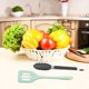 thumbnail image 5 of Juego de utensilios de cocina de silicona - El juego de herramientas de cocina incluye espátula de drenaje y clips para alimentos - 2 piezas, 5 of 5
