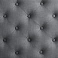 thumbnail image 5 of Pouf tufté carré Aubrey charcoal, 5 of 5