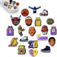 thumbnail image 1 of Adornos para zapatos de la NBA, 25 piezas de adornos para zapatos con forma de cocodrilo, pulsera, brazalete, regalo para cumpleaños, fiesta, día festivo para adolescentes, mujeres y hombres, 1 of 5